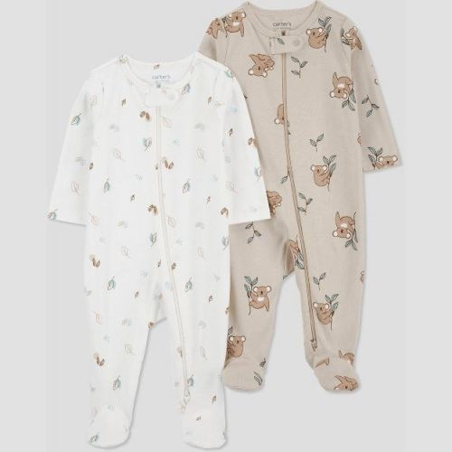 Carter's Just One You® Baby Boys' 2pk Sleep N' Play, Color: Brown, Size: Newborn