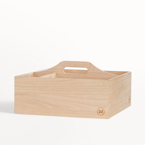 Paulownia Wood Caddy - Large | Honest