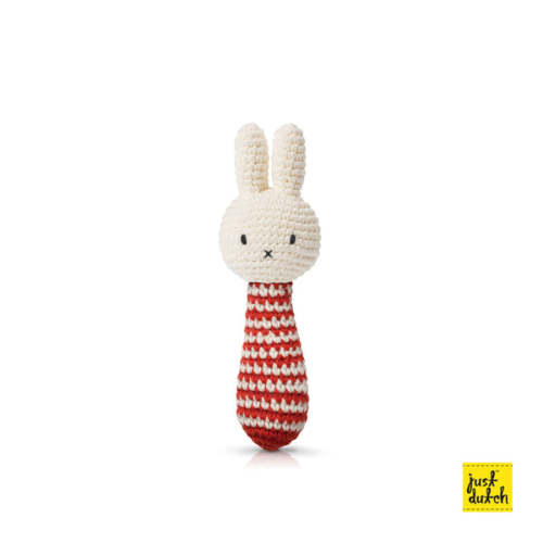 Miffy Baby Rattle by Just Dutch – Mochi Kids