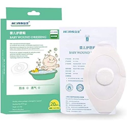Topwon Baby Navel Sticker Waterproof Swimming and Bathing Umbilical Cord Patch 20 Pieces