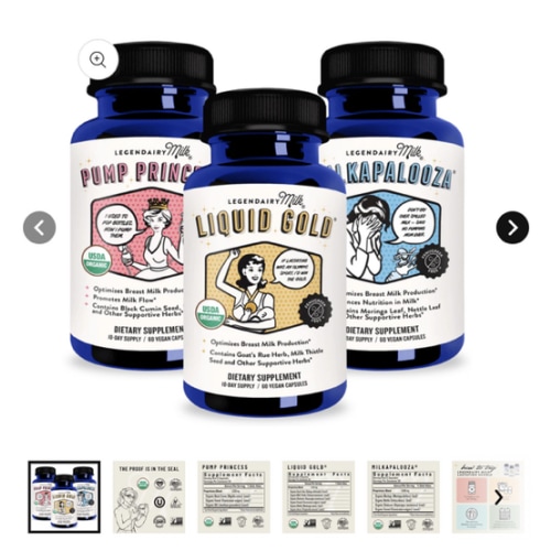 Bestseller Breast Milk Supplements Bundle | Legendairy Milk