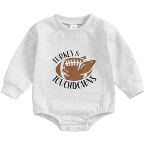 BemeyourBBs Newborn Baby Boy Girl Fall Winter Clothes Long Sleeve Bubble Sweatshirt Romper Cute Infant One Piece Outfit