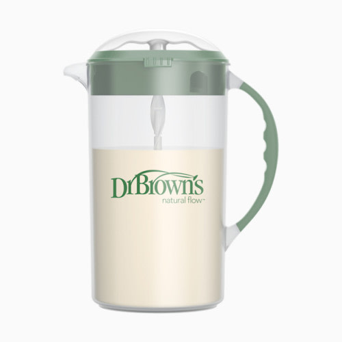 Dr. Brown's Formula Mixing Pitcher - Olive, Formula Mixing Pitcher, 32 Oz