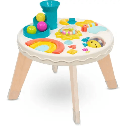 B. toys- B. play- Colorful & Sensory Station- Developmental Musical Learning Toy for Babies- 7 activites- Lights and Sounds Play Table- 6 Months +