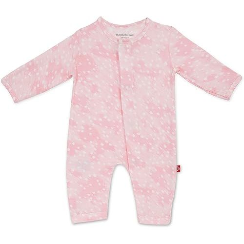 Magnetic Me Easy-Close Modal Coverall Jumpsuit Pink Doeskin 3-6 Months