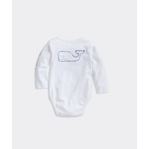 Shop Baby Long-Sleeve Vintage Whale One-Piece at vineyard vines