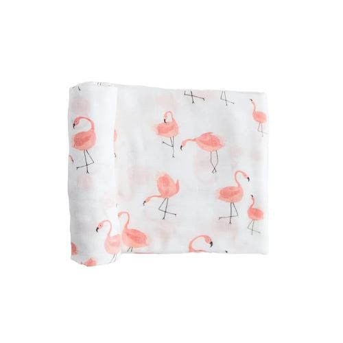 Little Unicorn – Pink Ladies Deluxe Swaddle | Single | 100% Rayon Muslin from Bamboo | Super Soft | Newborns and Infants | Large 47” x 47” | Machine Washable