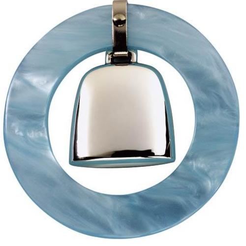Blue Teething Ring Rattle - My Favorite Things