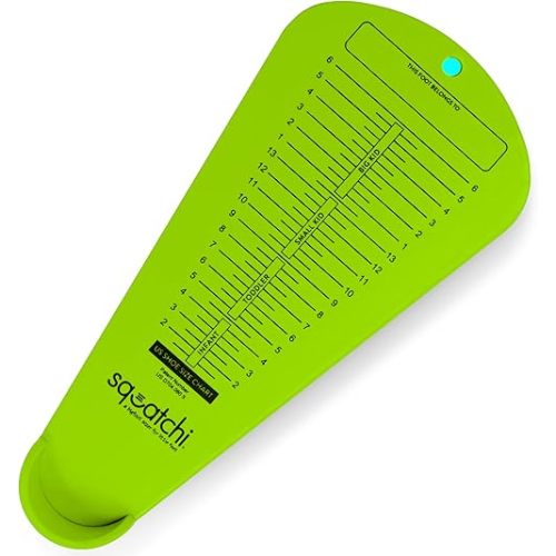 Shoe Sizer for Baby, Toddler & Kids | Home Foot Measuring Device From Baby to Big Kid (2T-6Y)