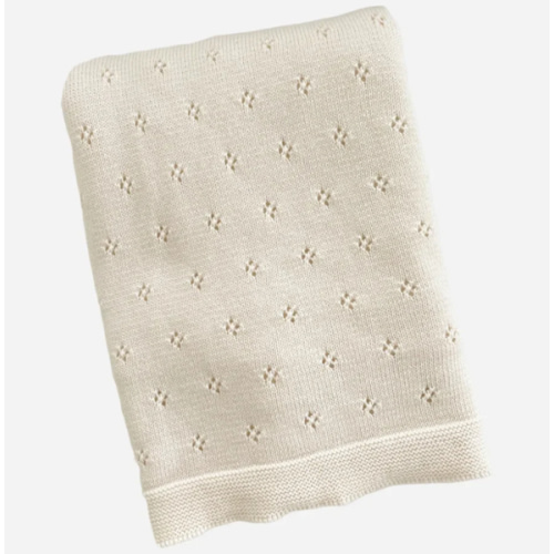 Cotton Heirloom Pique Blanket