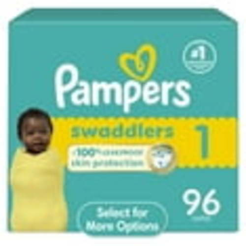 Pampers Swaddlers Diapers, Size 1, 96 Count (Select for More Options)