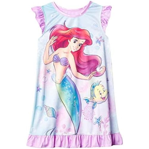 Disney Girls' Nightgown, Soft & Cute Pajamas for Kids