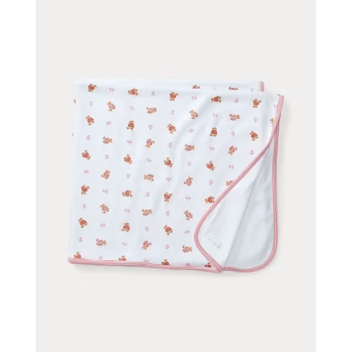Polo Bear Cotton Reversible Blanket