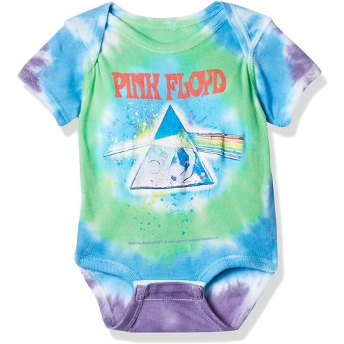 Liquid Blue baby-boys Pink Floyd Dark Side Oil Paint Onesie
