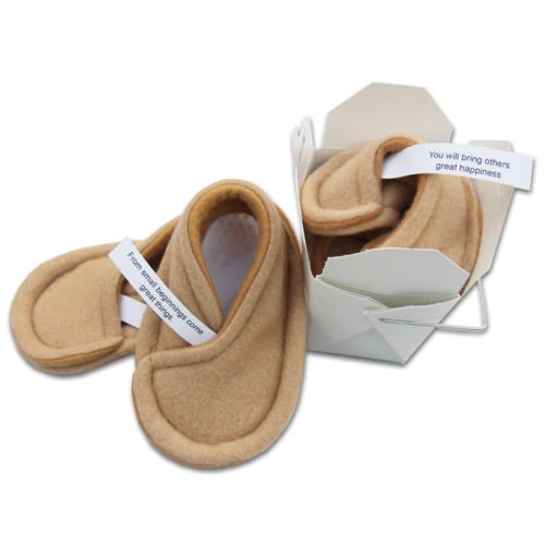 Fortune Cookie Baby Booties – Personalized Keepsake Gift