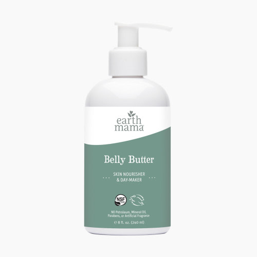 Earth Mama Belly Butter - Unscented, 8 fl oz