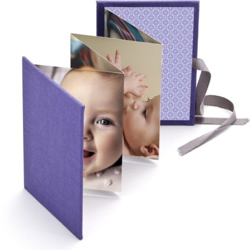 Brag Book with Periwinkle Fabric