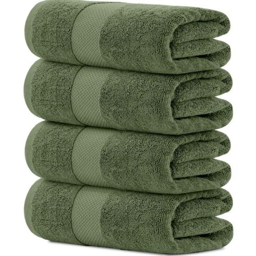 100% Cotton Bath Towels Set Of 4