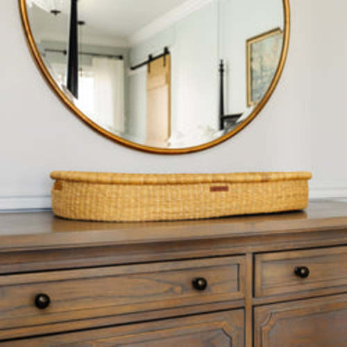 Natural Changing Basket Inset Handle