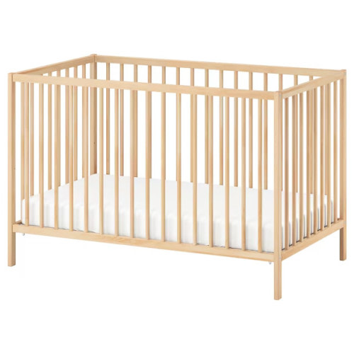SNIGLAR Crib / Beech / IKEA