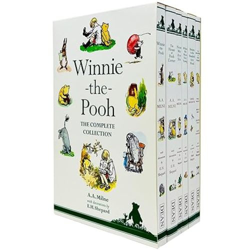 Winnie-the-Pooh The Complete Fiction Collection 6 Books Box Set