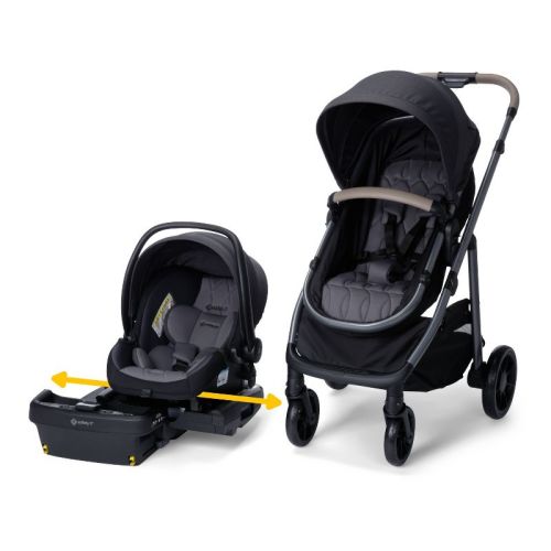 Safety 1st On Board Slide 6-in-1 Travel System With Safety Slide Base - Gray