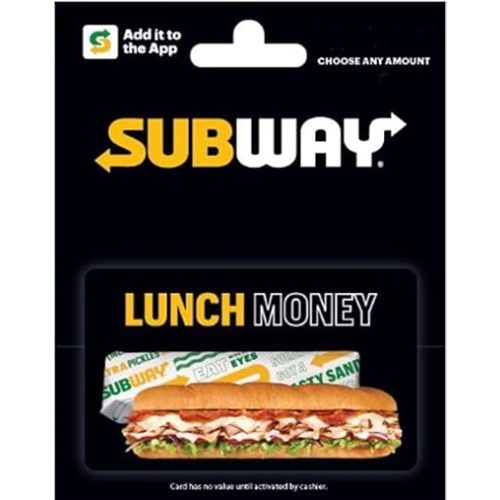 Subway Gift Card