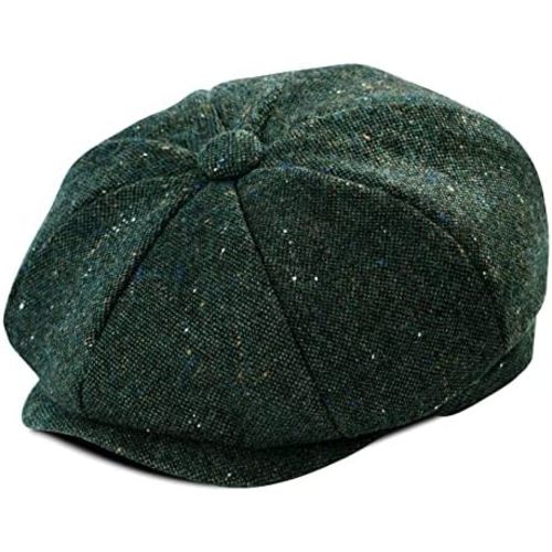 Boys Vintage Newsboy Cap Tweed Flat Beret Cabbie Hat for Kids Toddler Pageboy
