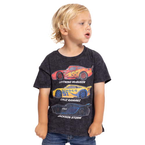 Disney Pixar Cars Toddler Boys Graphic Tee with Short Sleeves, Sizes 12M-5T