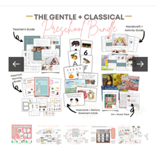 The Gentle + Classical Preschool Bundle – The Gentle + Classical Press