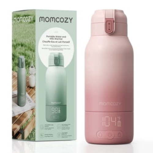 Momcozy Portable Bottle Warmer, 17oz Travel Milk Warmer with Dual Heating Modes