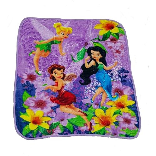 Disney Tinkerbell Fairies Spring Pixies Crib Blanket
