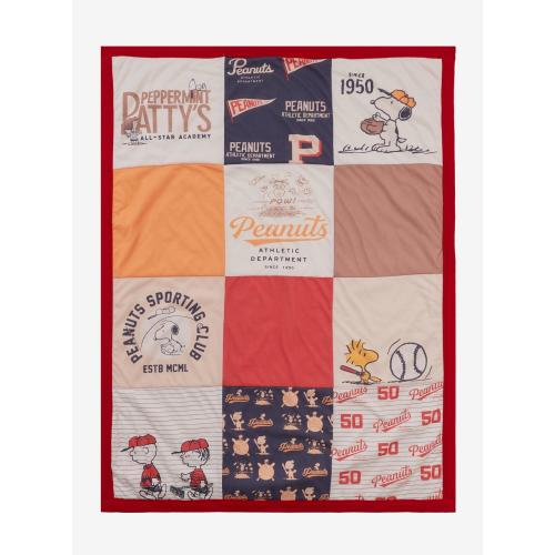 Peanuts Baseball Quilted Baby Blanket - BoxLunch Exclusive