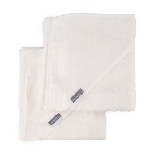 Little Bamboo 2 Pack Hooded Towel Natural