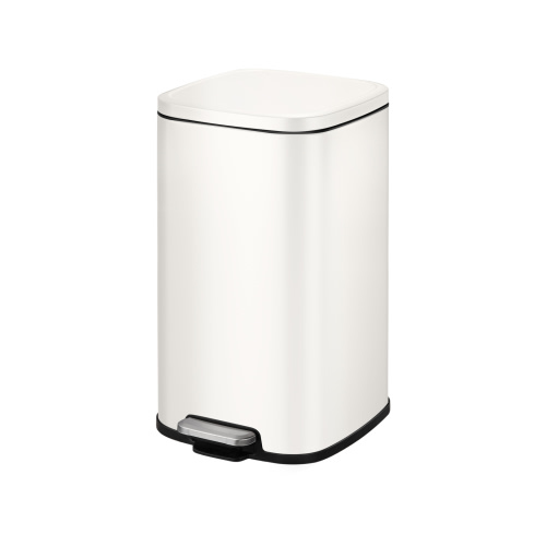 Eko 12 Litre White Pedal Bin