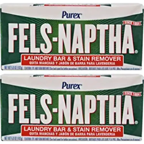 Fels Naptha Laundry Soap Bar - 5.0 oz - 2 pk - 10.00 Ounce (Pack of 2)