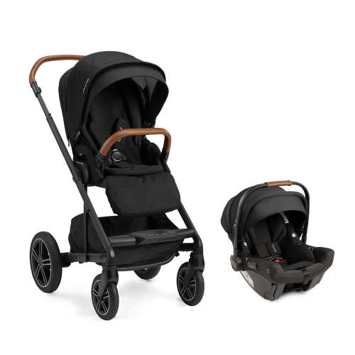 Nuna PIPA URBN + MIXX Next Travel System in Caviar