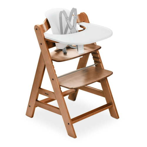 Hauck Alpha+ Highchair Set - Walnut