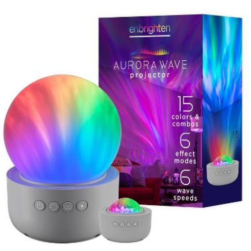 Motion Projection Inner Glow Orb Dimmable Color Changing Table Lamp - Enbrighten