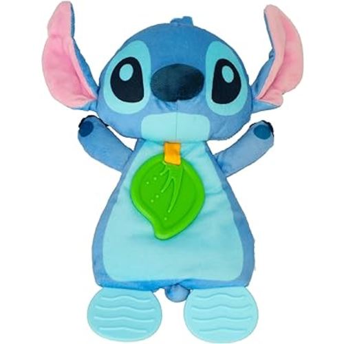 Kids Preferred Disney Baby's Lilo and Stitch - Stitch Plush and Sensory Crinkle Teether Toys for Newborn Baby Boys and Girls 10 inches