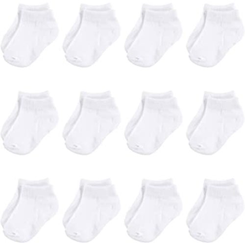 Touched by Nature Baby Organic Cotton Socks (white no show)