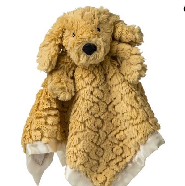 Putty Nursery Golden Puppy Character Blanket - 13x13" - Mary Meyer Stuffed Toys