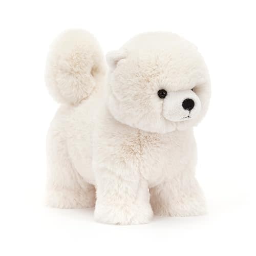 Jellycat Daphne Pomeranian Dog Stuffed Animal, 9.5 inches - Dogs & Puppies Plush Toy - Classic Children's Gift