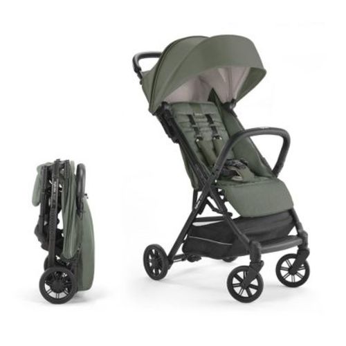 Inglesina Quid 2 Stroller, Crocodile Green - Compact, Airplane Travel Stroller for Babies & Toddlers 3 Months to 50 lbs