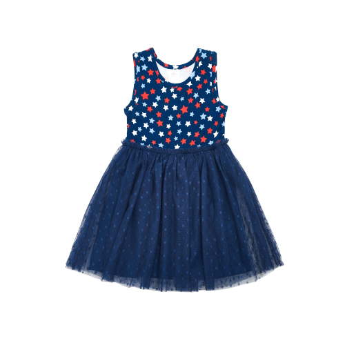 Way to Celebrate Toddler Girl Americana Tutu Dress, Sizes 12M-5T