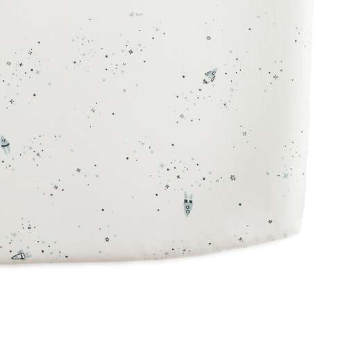 Pehr Organic Cotton Crib Sheet (Rocketman)