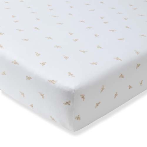 Golden Bee Organic Cotton BEESNUG® Fitted Crib Sheet - Hummus