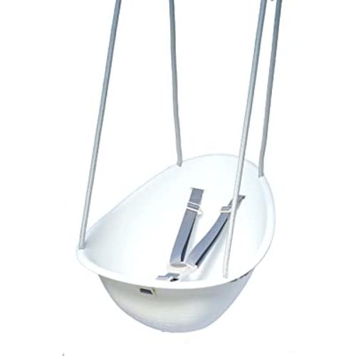 Swurfer Coconut Toddler Swing – Comfy Baby Swing Outdoor, 3- Point Adjustable Safety Harness, Secure, Safe Quick Click Locking System, Blister-Free Rope, Easy Installation, Ages 6-36 Months