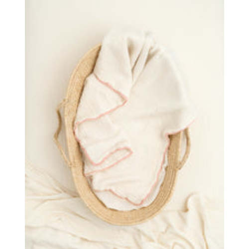 Soft, Heirloom Lace Baby Blanket | Organic Cotton Gauze | Willaby – willaby