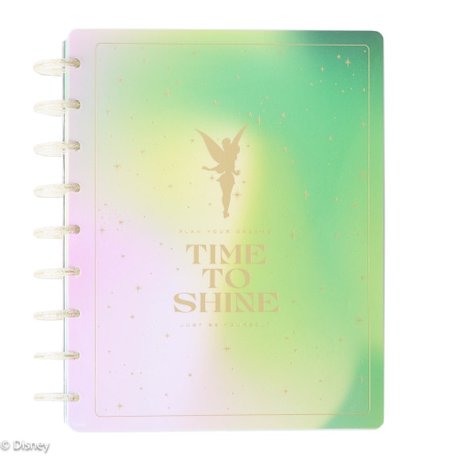 Undated Disney Tinker Bell Stay Sparkly Happy Planner - Classic Dashboard Layout - 12 Months